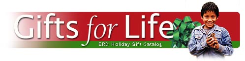 Give a Gift For Life through Episcopal Relief and Development today!